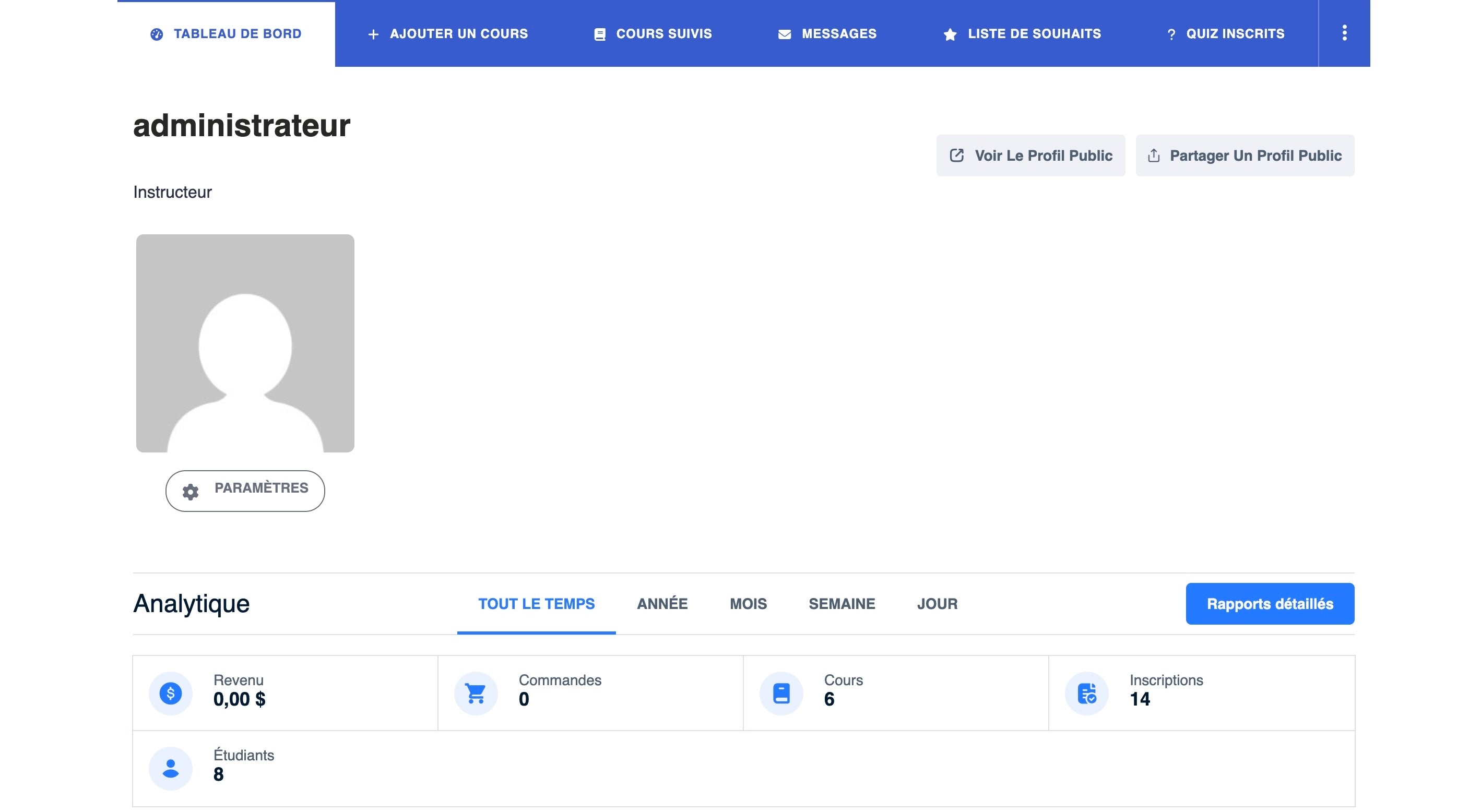 Plateforme de formation